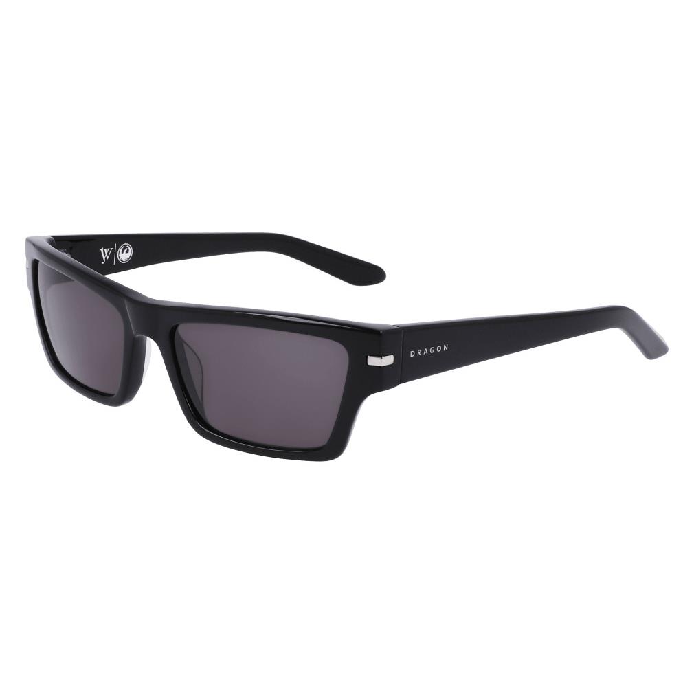 Mens Dragon Josiah LL Sunglasses Black LL Grey UV Protection - Frame: Black