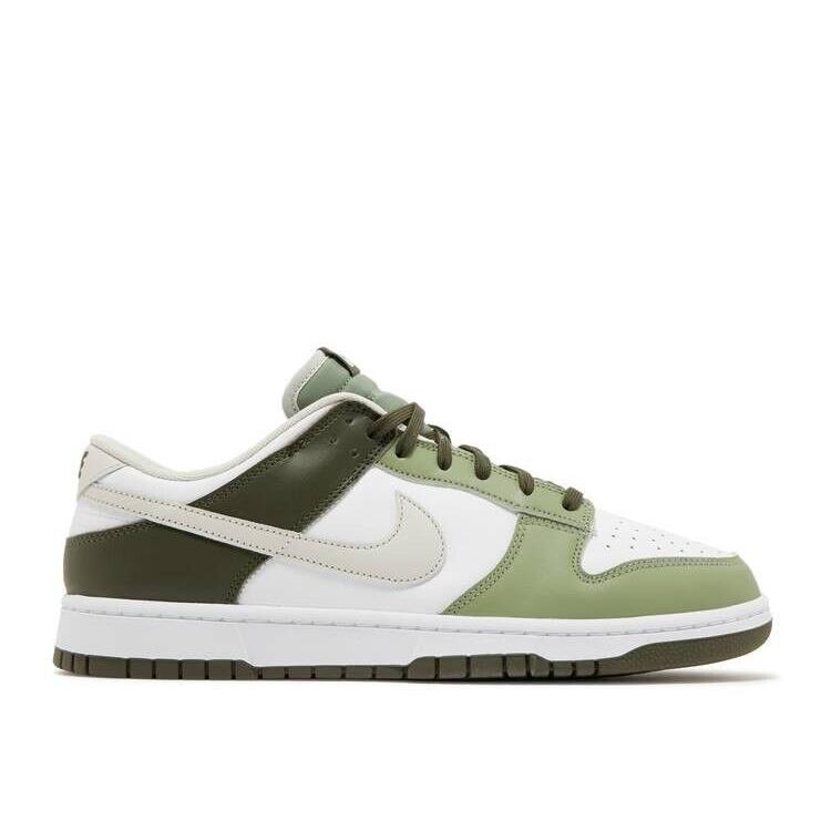 Nike Dunk Low Mens US Size - 8 Style FN6882-100 - WHITE/LIGHT BONE-OIL GREEN