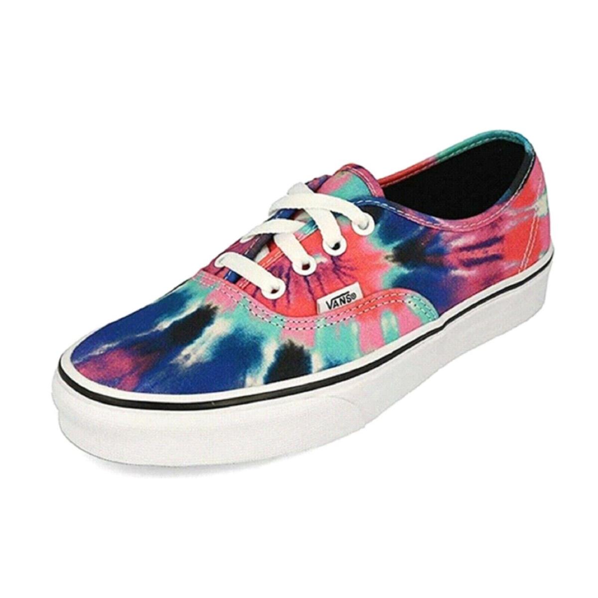 Vans Authentic Unisex Adult Sneaker Tie Dye-Multi/True White