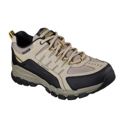 Skechers Extra Wide Taupe Shoes Men Memory Foam Comfort Casual Sport Relax 51585