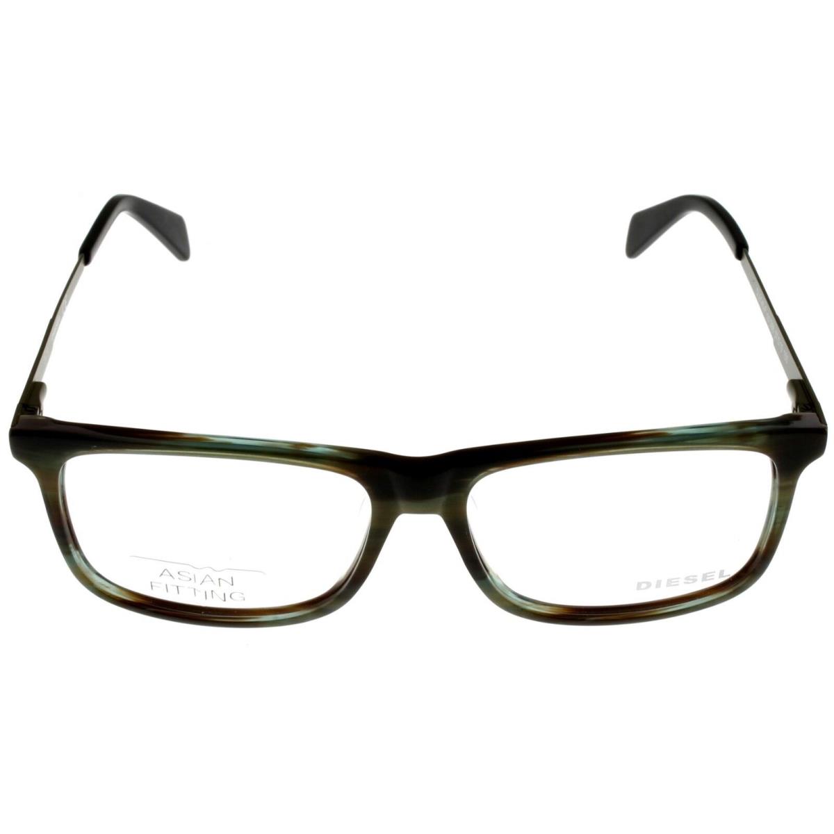 Diesel Eyeglasses Frame Men Green Rectangular DL5140 098