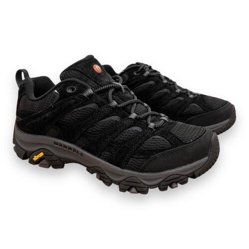 Merrell Boots Men`s 7 Wide Black Night Moab 3 Hiking Shoes J035875W