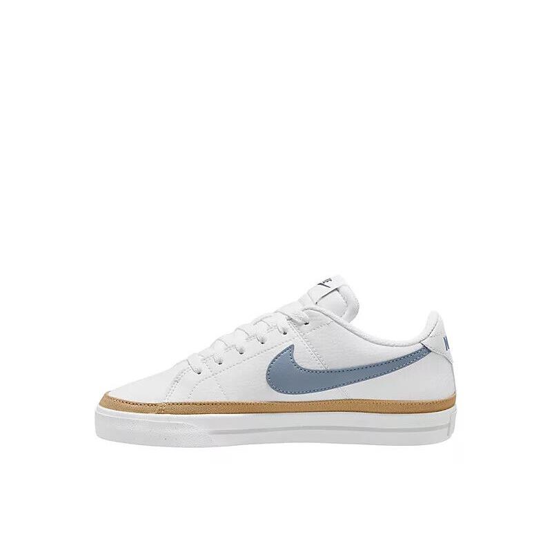 Nike Court Legacy Next Nature Low Top Women`s Casual Shoes White/Gray Logo