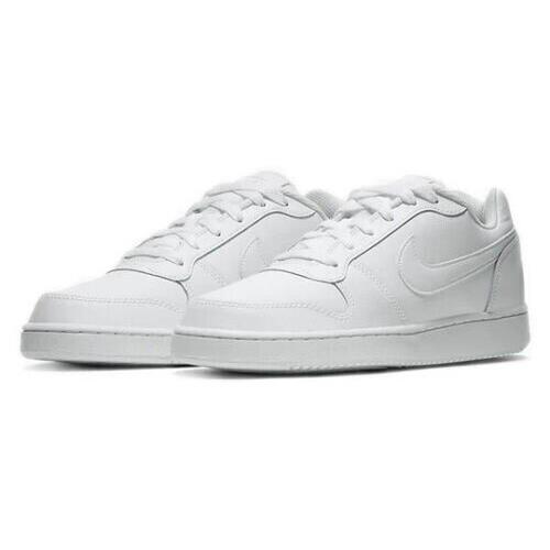 Nike Ebernon Low AQ1779-100 Women`s Triple White Low Top Sneakers Shoes CLK430