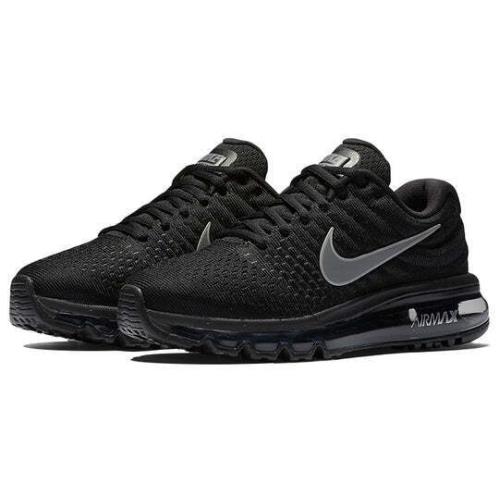 Nike Air Max 2017 849560-001 Women`s Black/white Anthracite Running Shoes CLK373