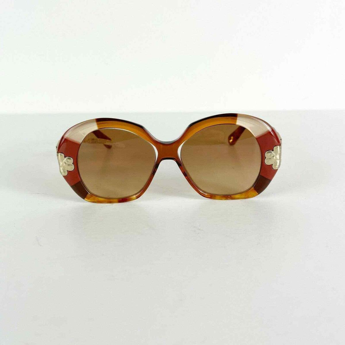 Chloe Oversized Venus CE743S Blonde Havana Sunglasses