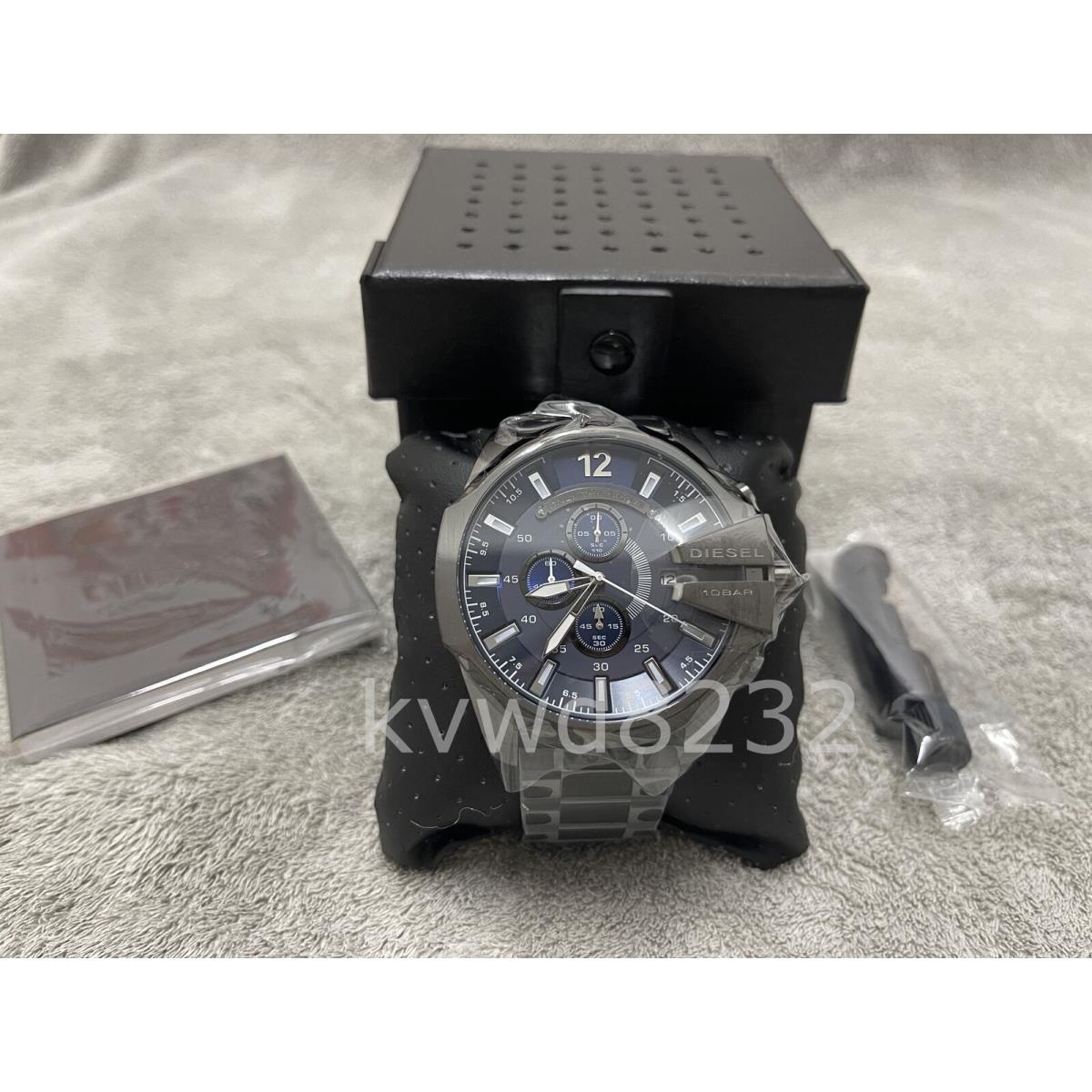 Diesel DZ4329 Mega Chief Chronograph Gunmetal Plated Stainless Steel Men`s Watch