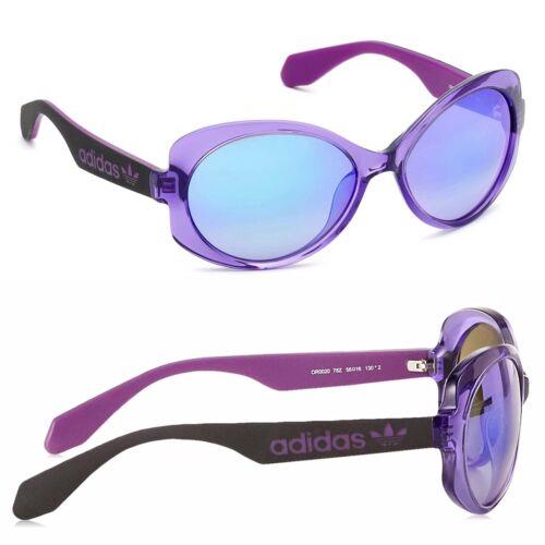 Adidas Originals Sunglasses Womens Butterfly UV Protection Integrated - Frame: , Lens: Gradient Mirror Violet