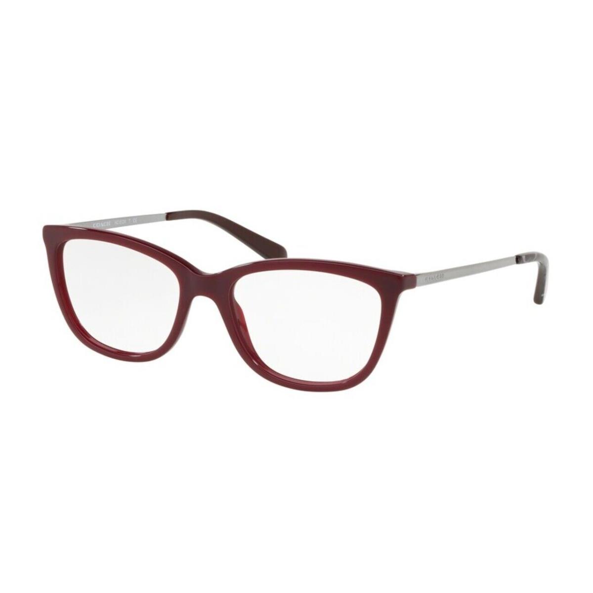 Coach Eyeglasses HC6124 5509 53-17 Oxblood Burgundy