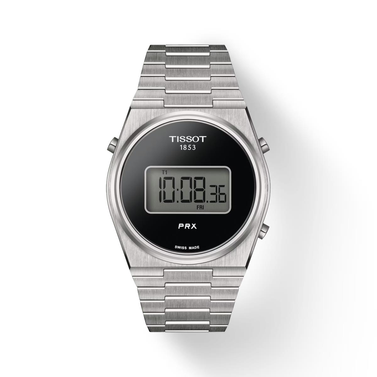 Tissot Prx Digital Dial Steel Bracelet 40mm Unisex Watch T1374631105000