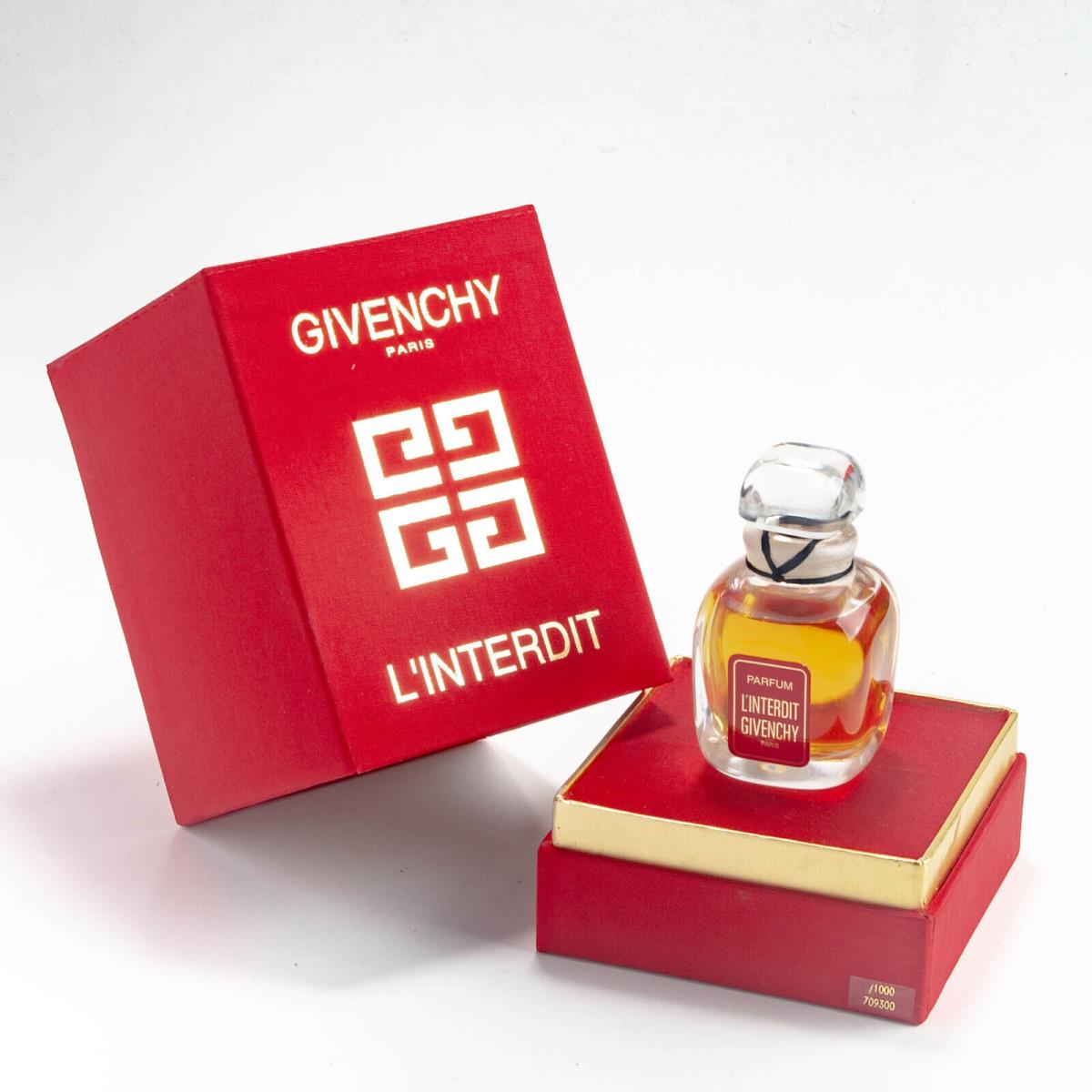 Givenchy L`interdit Parfum Perfume Extrait 1OZ Limited Numbered Cristal Edition