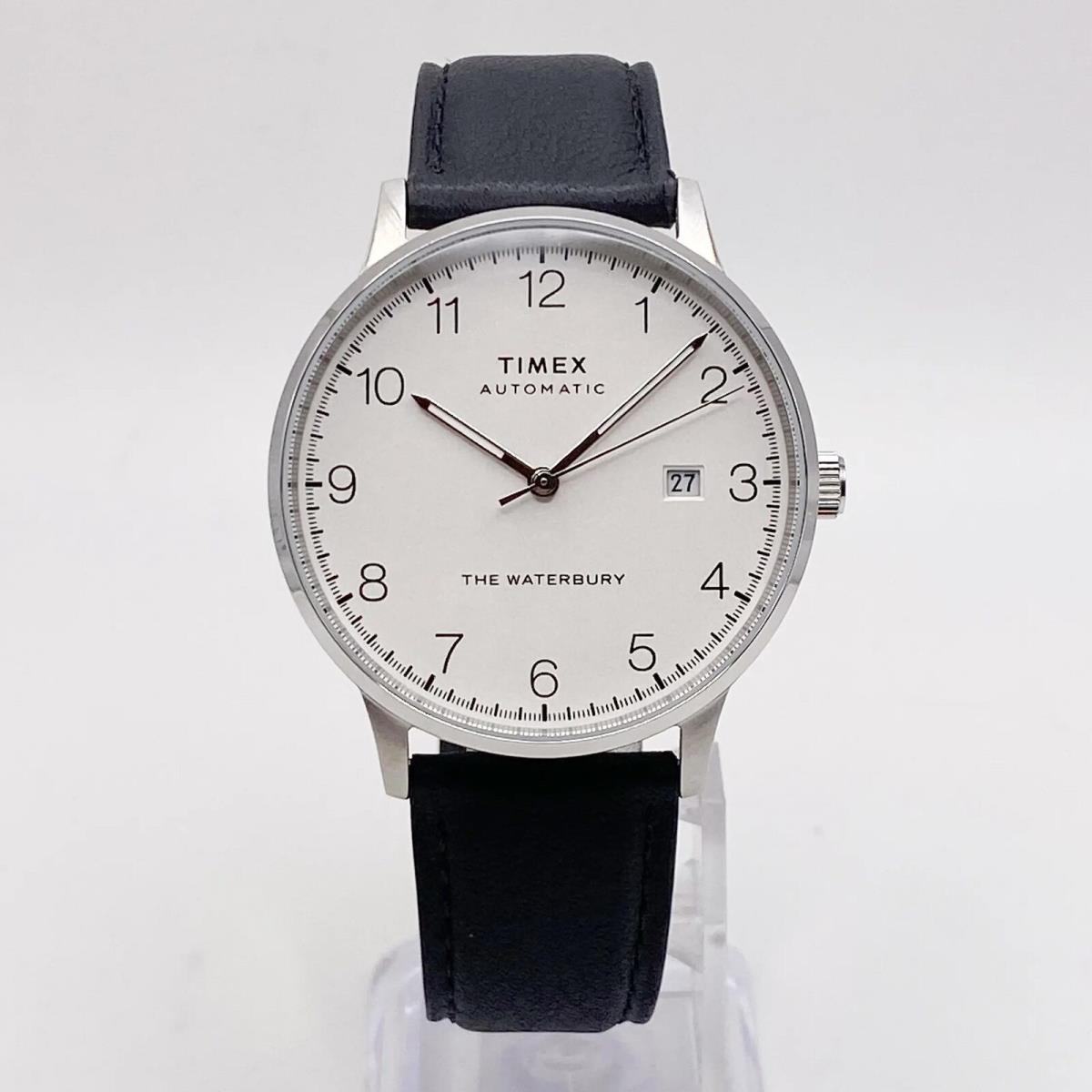 Timex Waterbury 40mm Stainless Steel White Dial Men Automatic Watch TWH6Z2810ZV