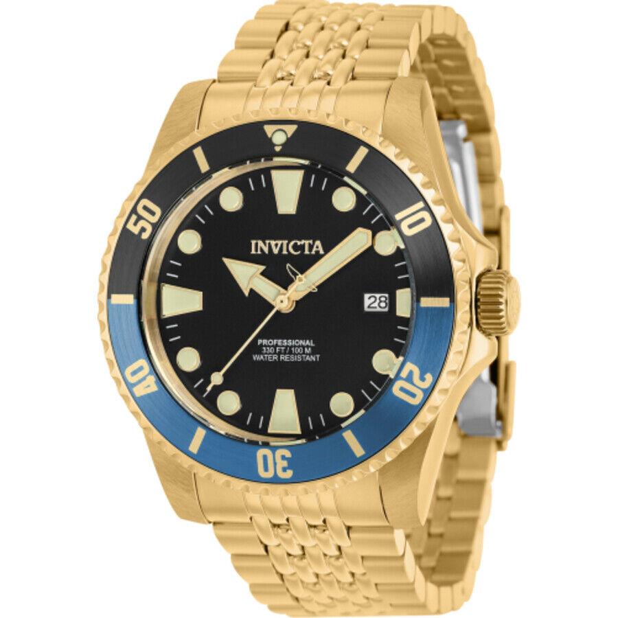 Invicta Pro Diver Automatic Black Dial Batman Bezel Men`s Watch 39761