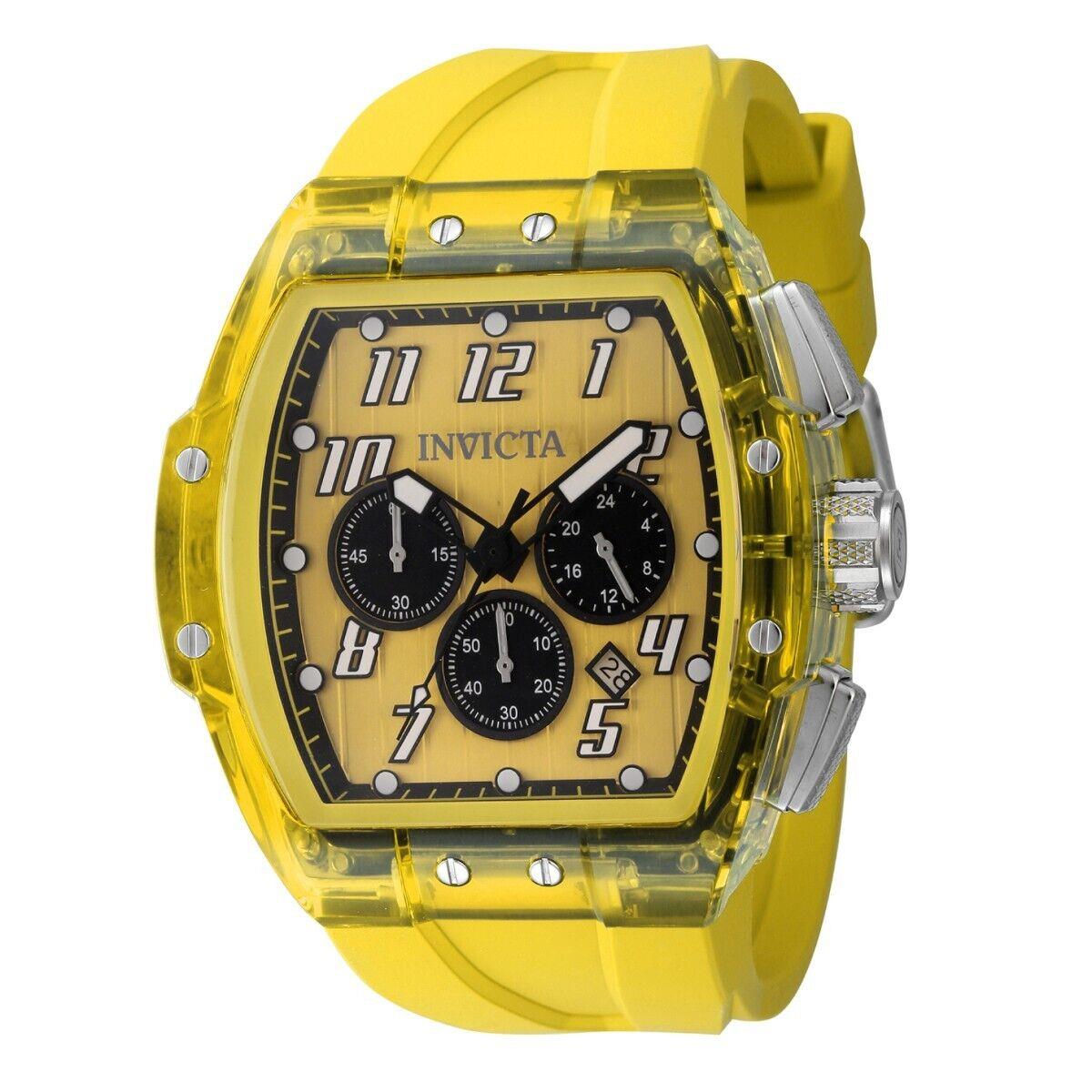 Invicta S1 Rally Men`s Watch - 47mm Yellow 45482