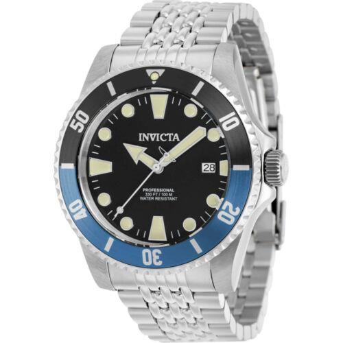 Invicta Men`s Watch Pro Diver Automatic Silver Stainless Steel Bracelet 39752
