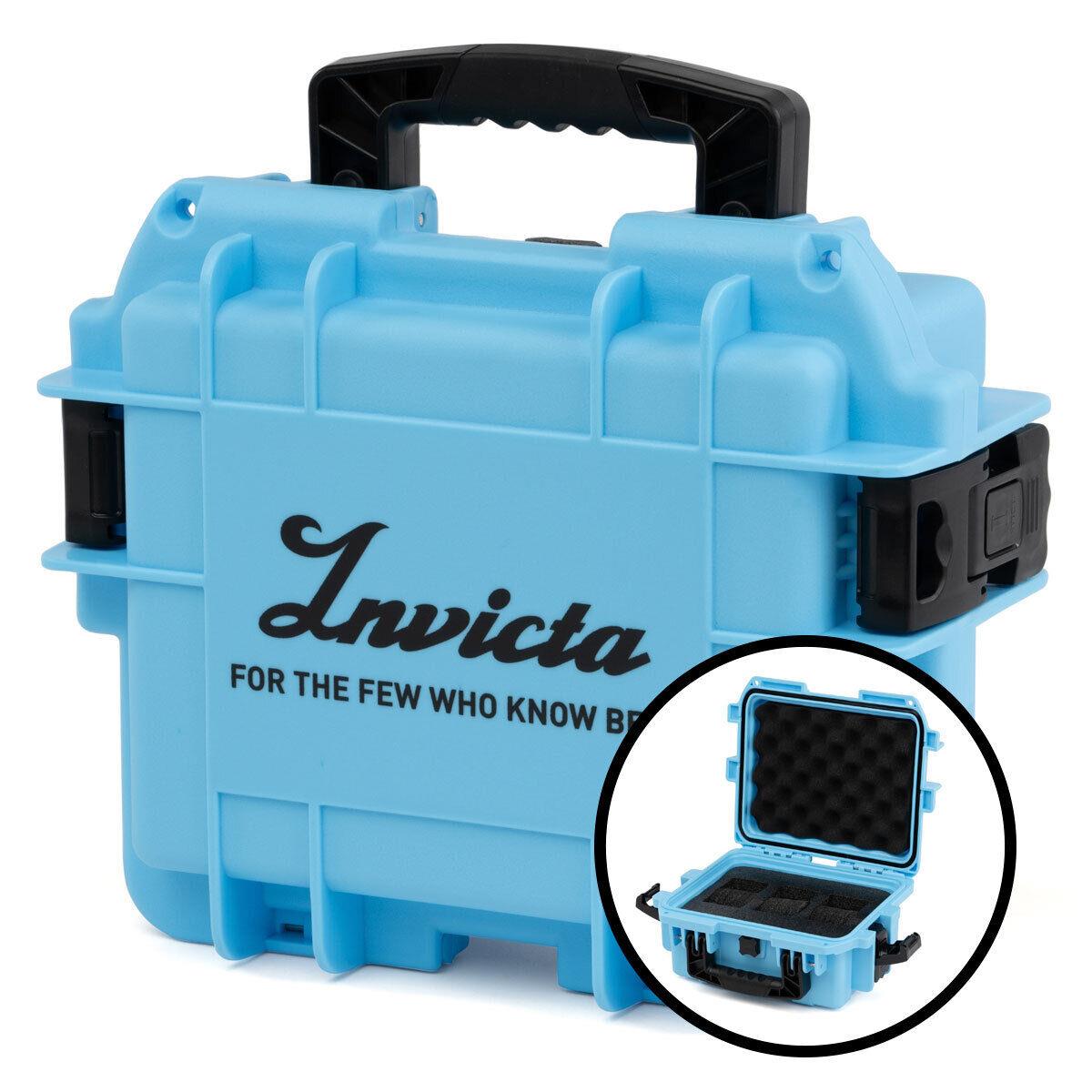 Invicta 3-Slot Impact Watch Case Light Blue DC3-LTBLU
