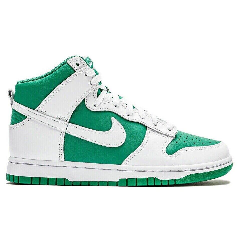 Nike Dunk High Retro Bttys DV0829-300 Stadium Green White Men`s Size 10.5 - Green