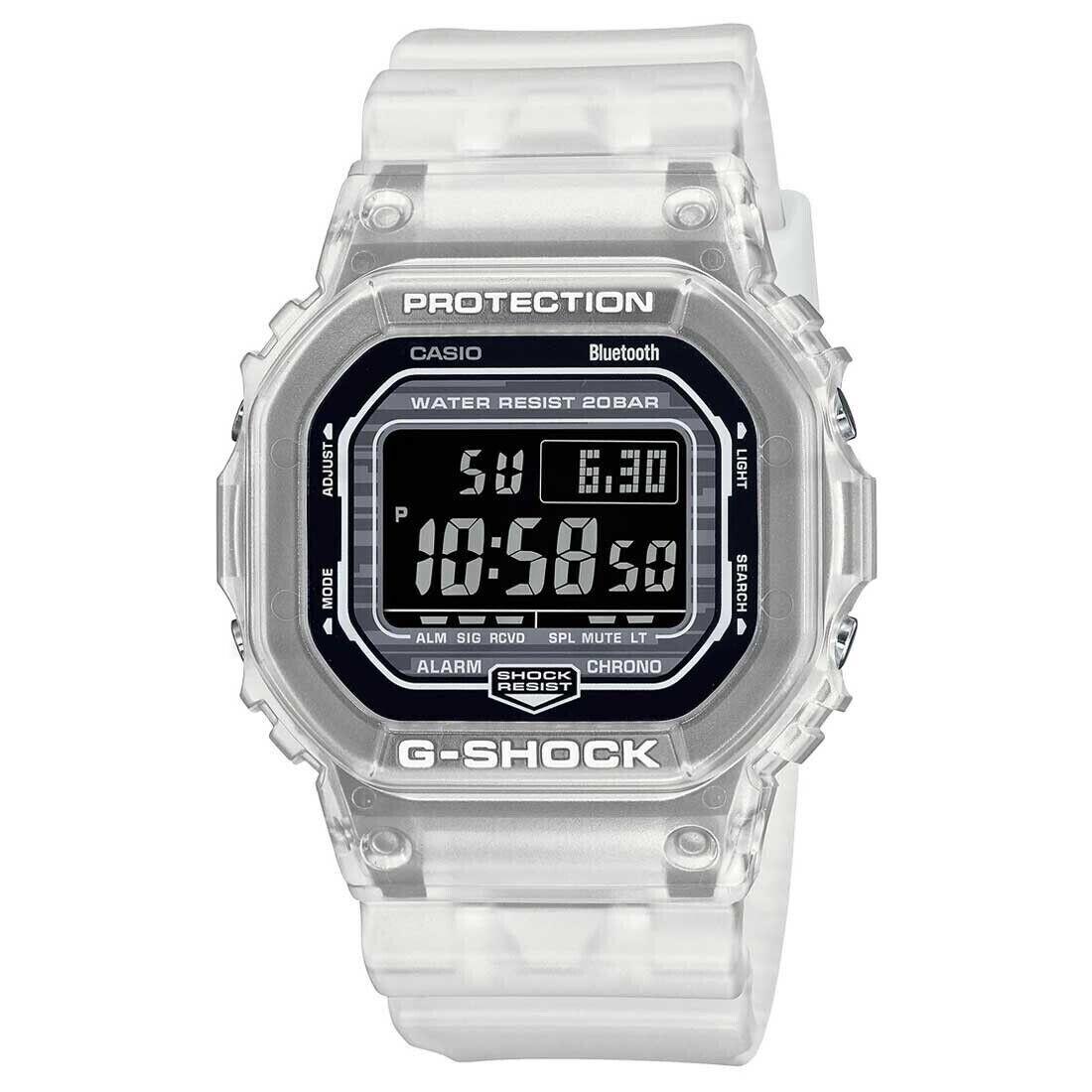 Casio G-shock DW-B5600G-7DR Transparent Digital Watch