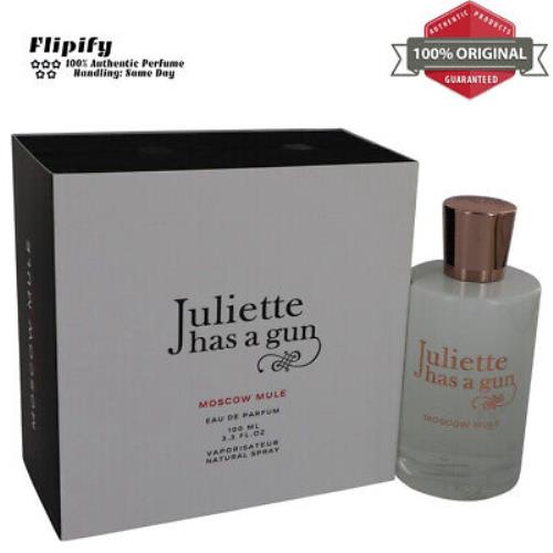 Moscow Mule Perfume 3.3 oz Edp Spray For Women by Juliette Has a Gun