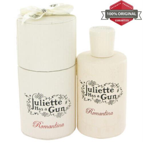 Romantina Perfume 3.3 oz Edp Spray For Women by Juliette Has A Gun