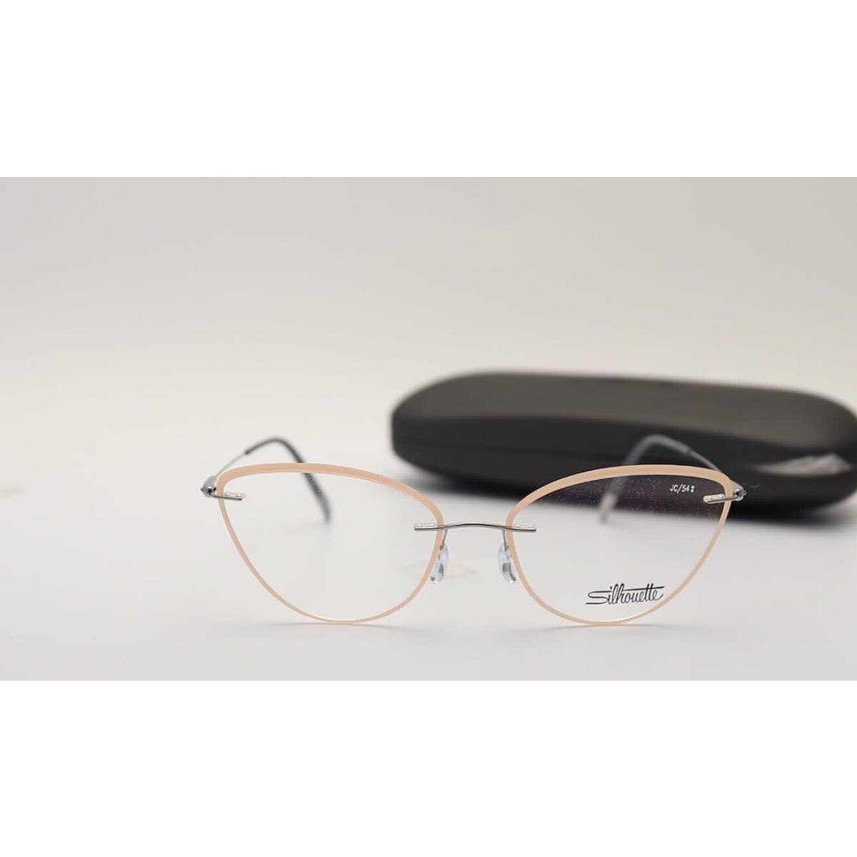 Silhouette 5500 JC 7310 Cat Eye Beige Womens Eyeglasses 54mm