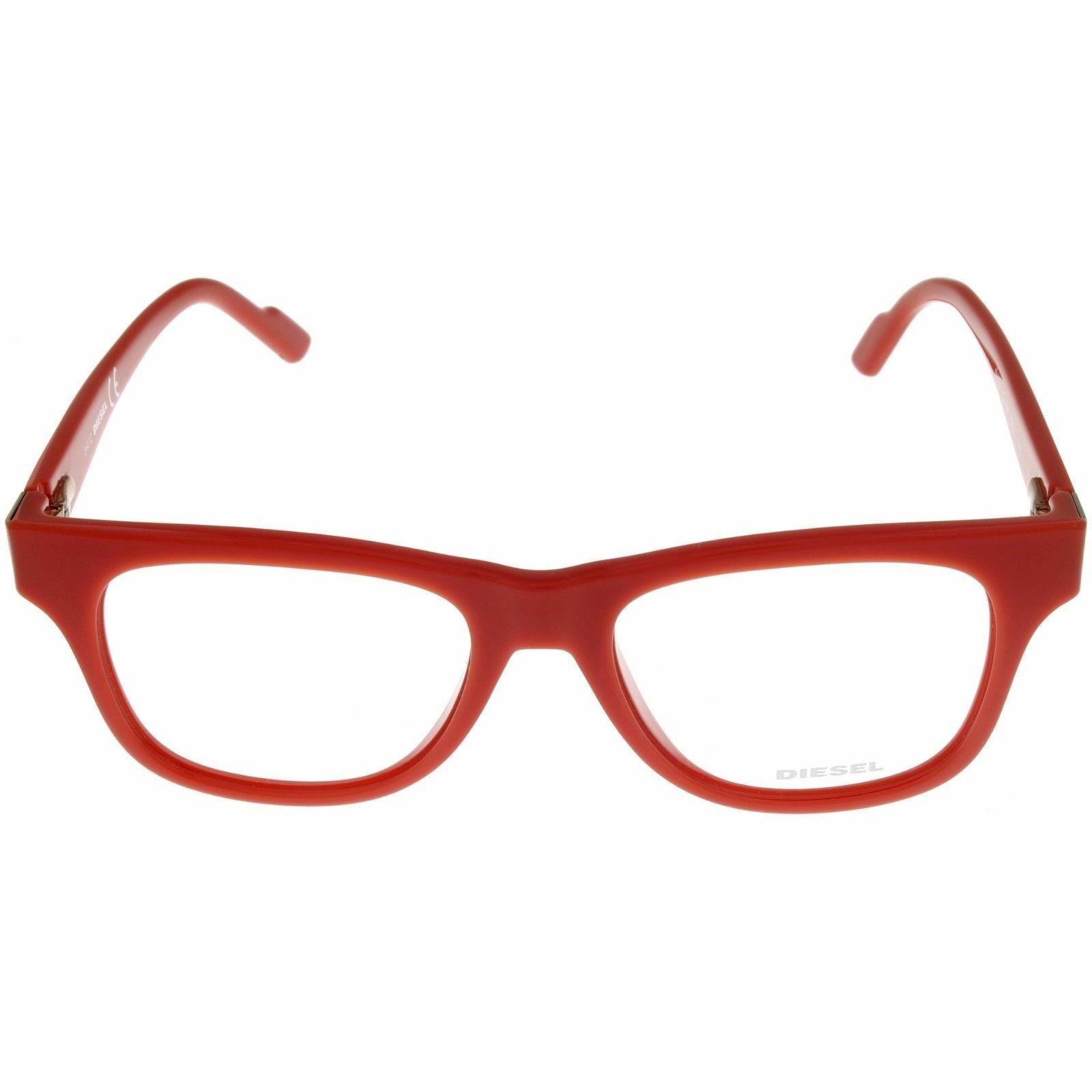 Diesel Women Eyeglasses Frame Red Rectangular DL5041 066
