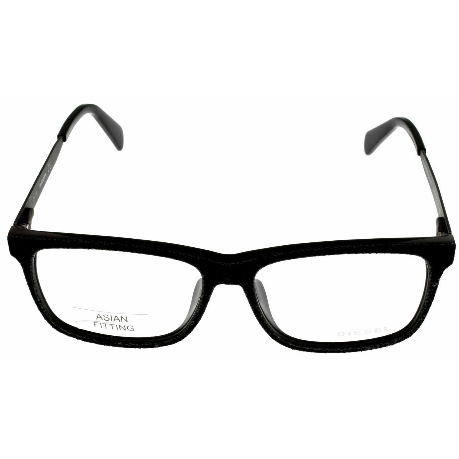 Diesel Eyeglasses Frame Men Black Rectangular DL5161 001