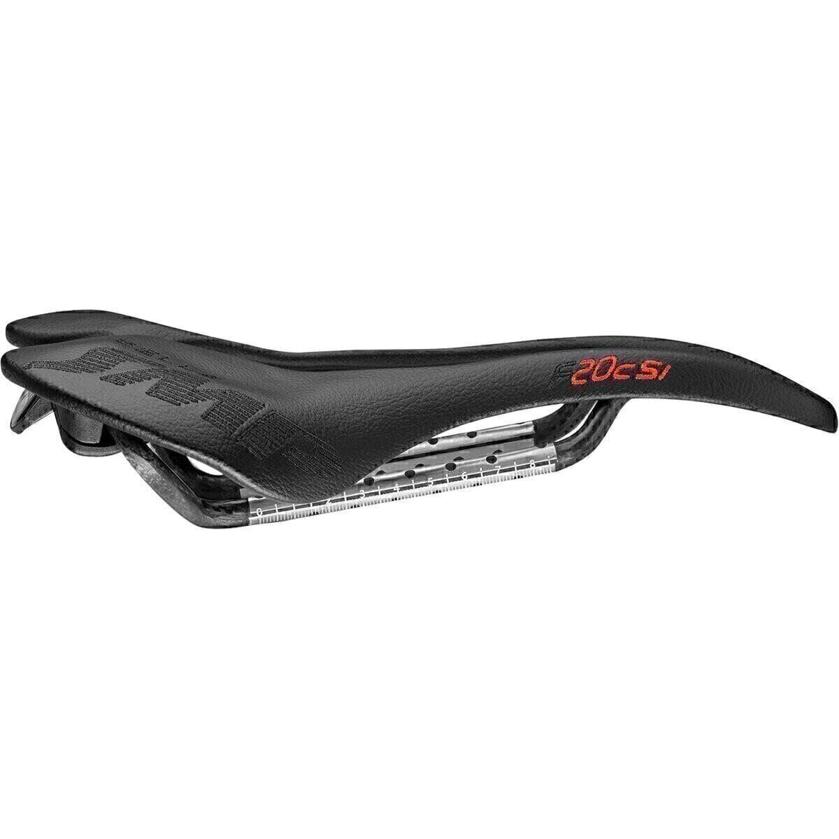 Selle Smp F20c S.i. Bike Saddle with Carbon Rail Bike Seat Black 135Mm