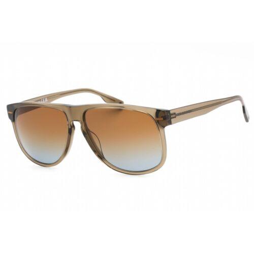 Ermenegildo Zegna Men`s Sunglasses Mastic Plastic Square Shape Frame EZ0201 51F