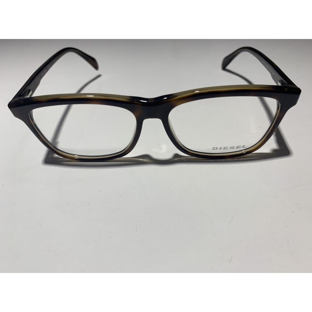 Diesel Rx Eyeglasses Frames DL5183-F 056 57-14-145 Havana Asian Fit