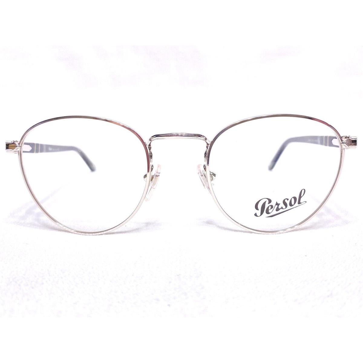 Persol PO2379V 518 Mens Silver Oval Designer Eyeglasses Frames 47/20 140