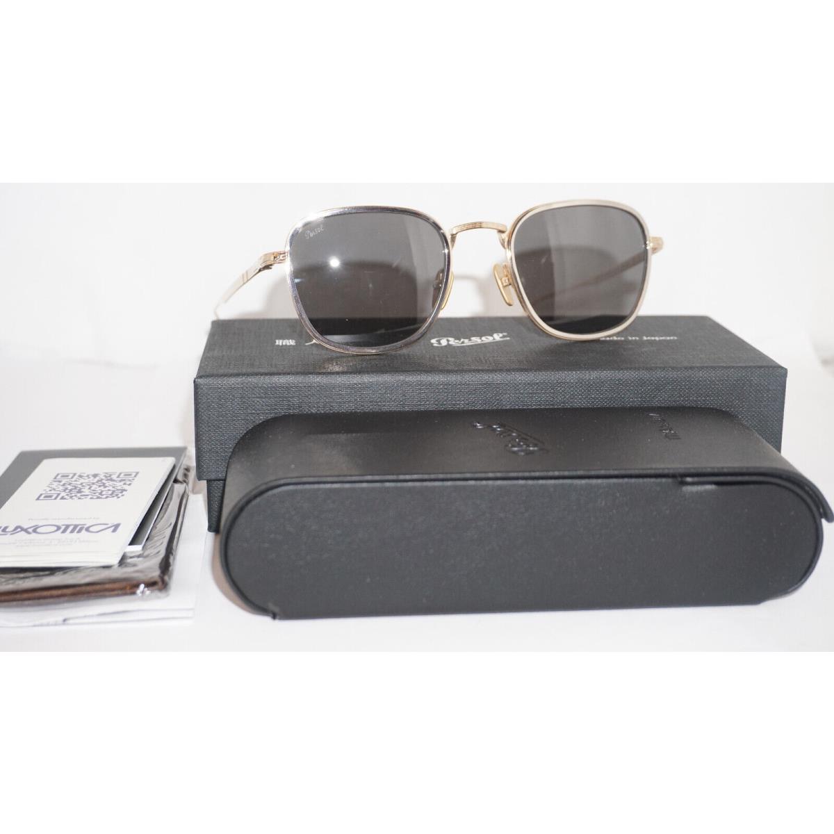 Persol Sunglasses Limited Gold Silver Dark Grey PO5007ST 800581 47 21 145