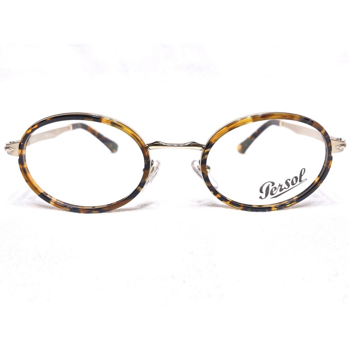 Persol PO2452V 1076 Womens Gold/tortoise Brown Oval Eyeglasses Frames 48/21