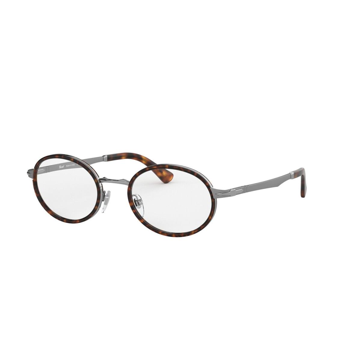 Persol PO2452V 513 Gunmetal Havana Demo Lens Oval 48 mm Women`s Eyeglasses