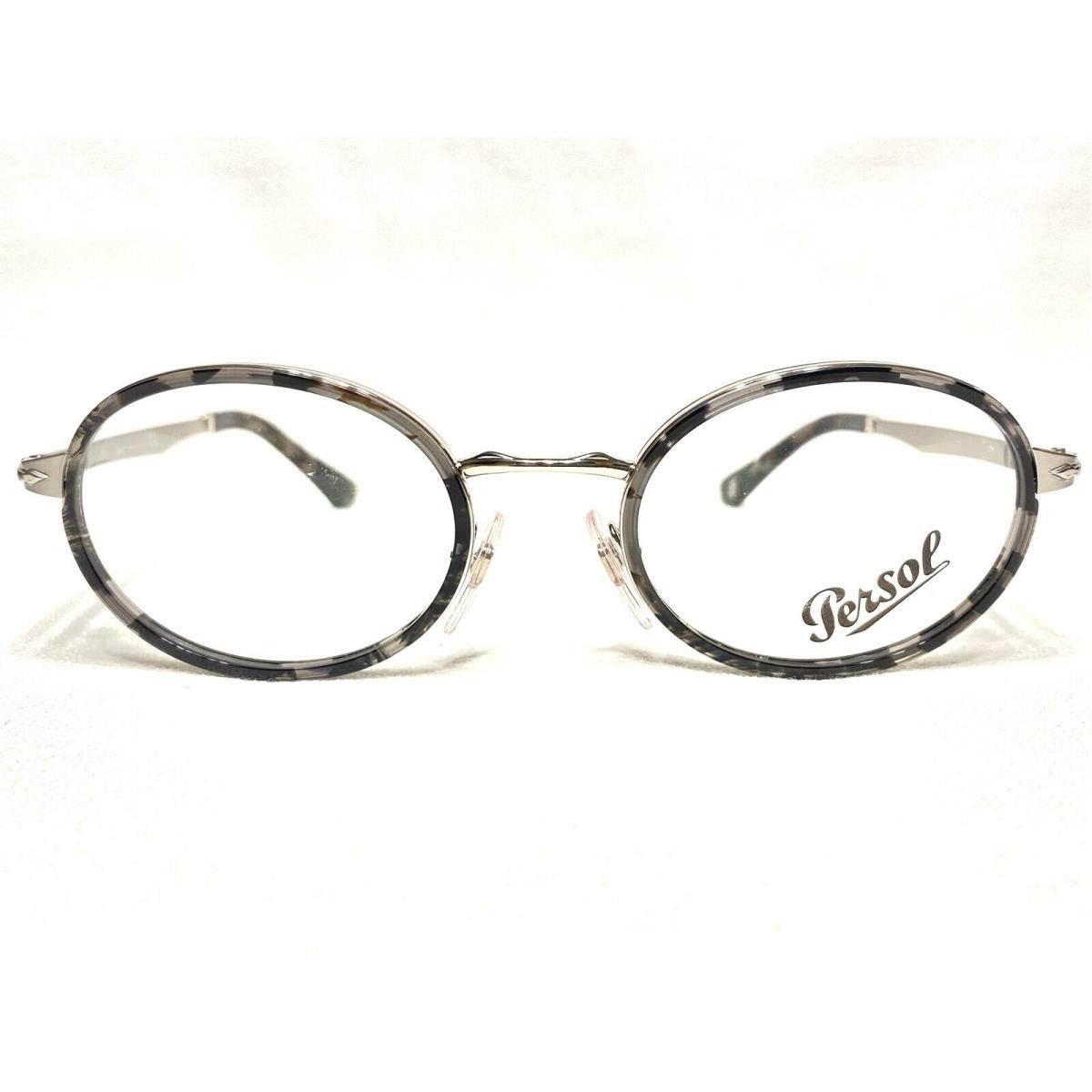 Persol PO2452V 518 Womens Silver/tortoise Grey Oval Eyeglasses Frames 50/21