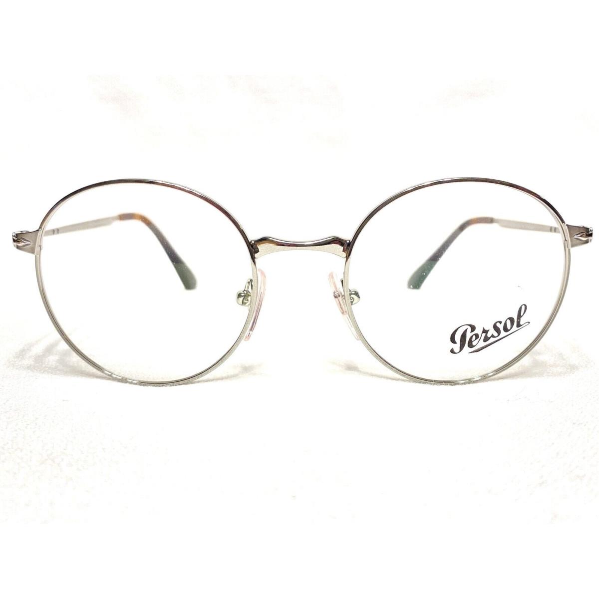 Persol PO2451V 1077 Mens Gunmetal Round Designer Eyeglasses Frames 49/20 145