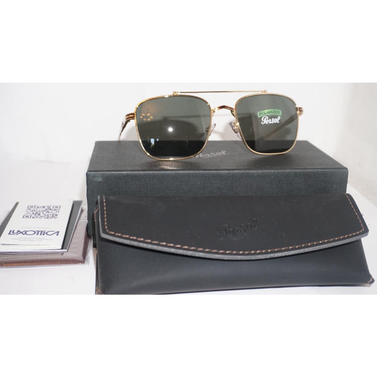 Persol Sunglasses Limited Editio Bridge Gold Green PO2487S 1109/58 55 19 145