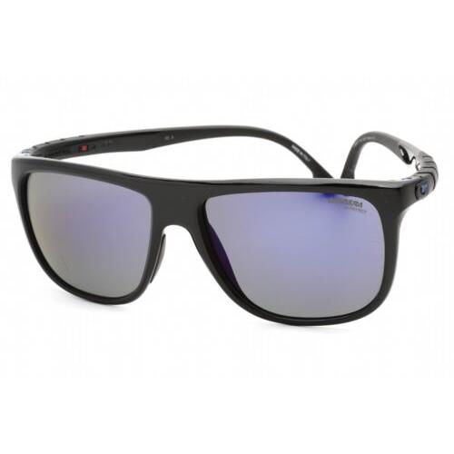 Carrera CAHYPERFIT17S-D51XT-58 Sunglasses Size 58mm 140mm 16mm Black Men - Frame: black, Lens: grey blue