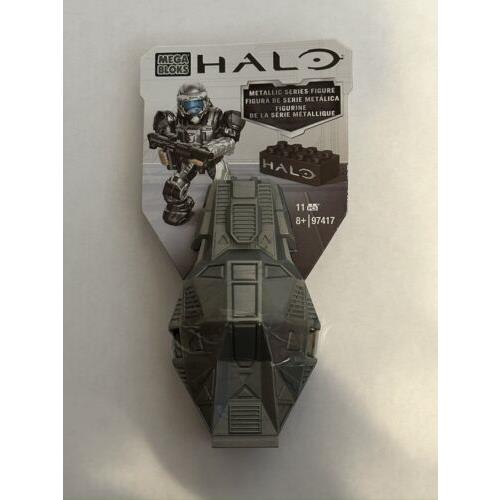Halo Mega Bloks Metallic Series Odst Figure 97417 Silver/chrome