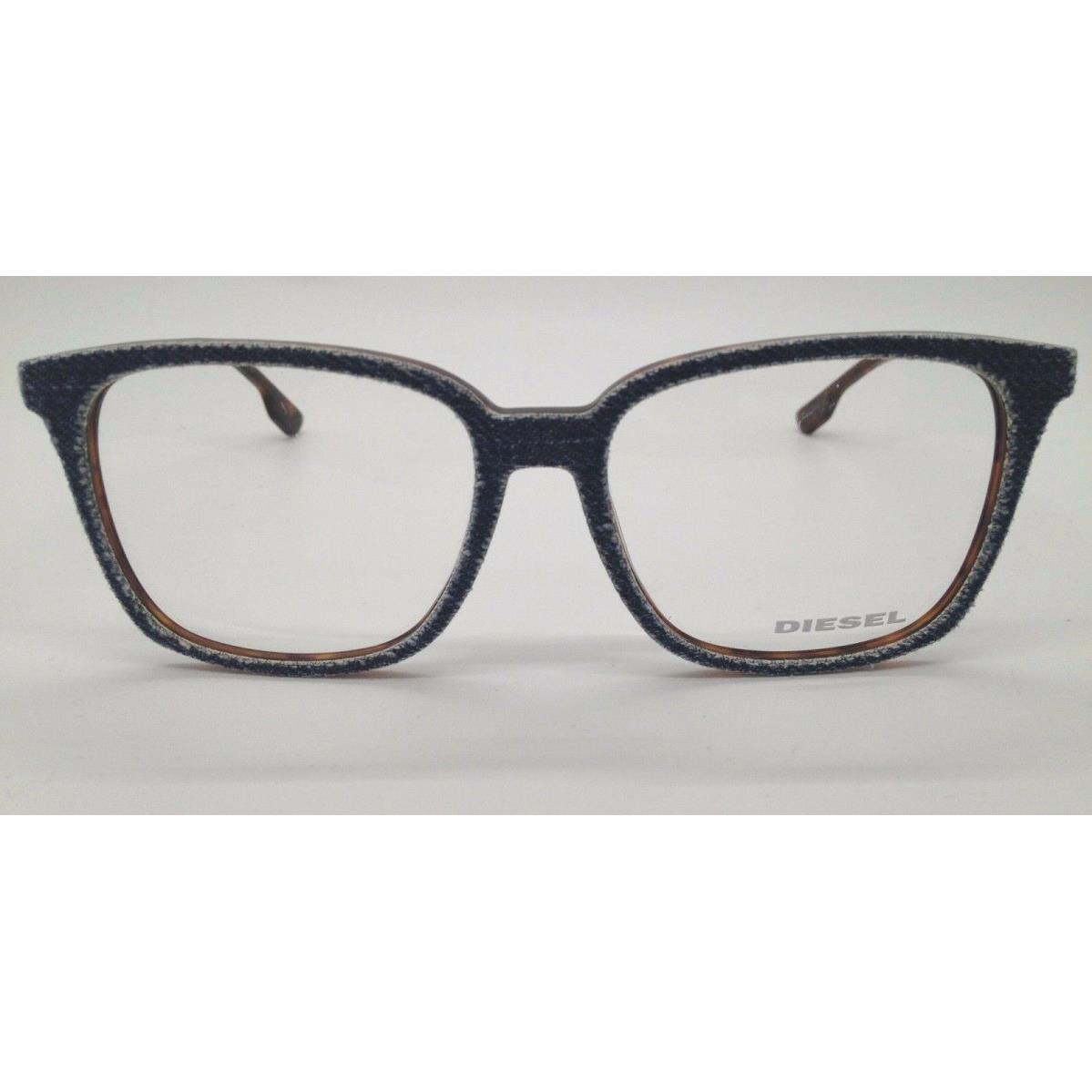 Diesel DL5116 Blue Denim 056 Plastic Eyeglasses Frame 53-16-145 Denimeye