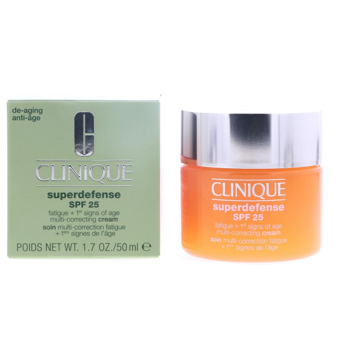 Clinique Superdefense SPF25 Multicorrect Cream Very Dry Oily Combination 1.7oz