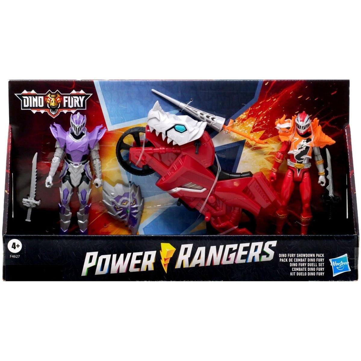 Power Rangers Dino Fury Showdown Pack Red Ranger Vehicle vs Void Knight