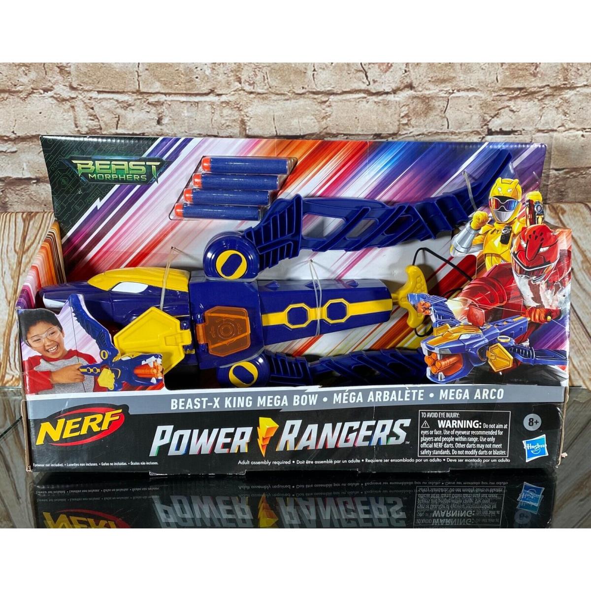 Power Rangers Beast Morphers Nerf Beast-x King Mega Bow Figure Dart Gun