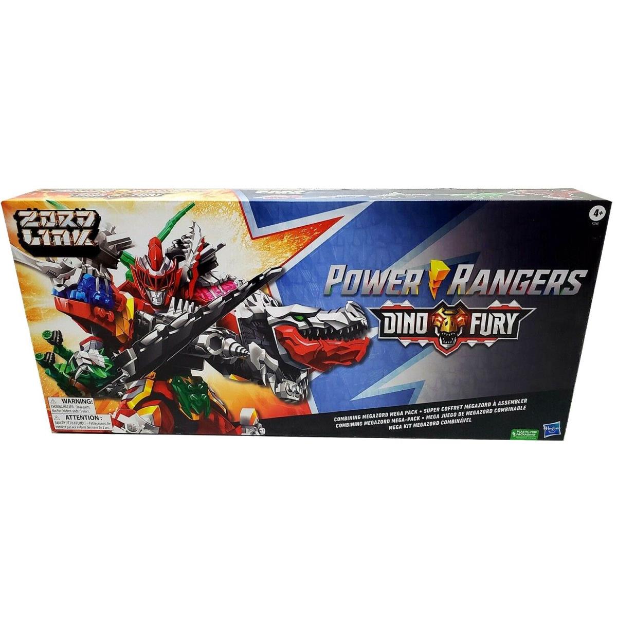 Power Rangers Dino Fury Zord Link Combining Megazord Mega Pack Action Figure