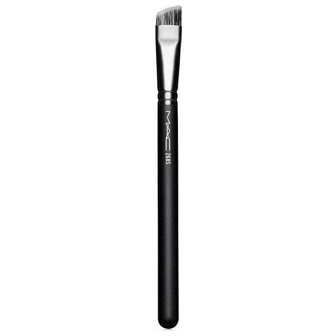 Mac Makeup Brush 268S Duo Fibre Large Angled Tip Made in Japan