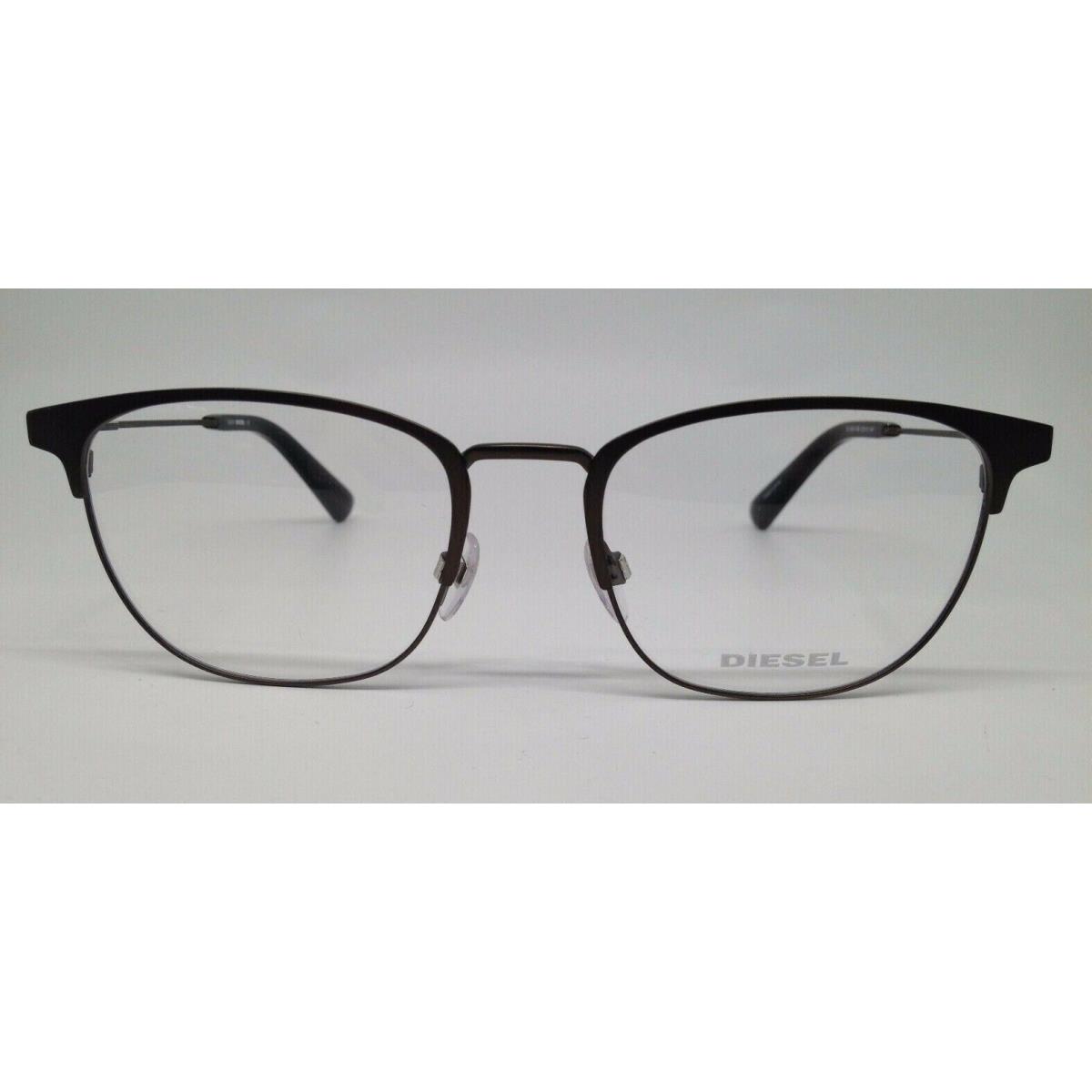 Diesel DL 5354 Brown/blue 009 Metal Eyeglasses Frame 52-19-145 RX