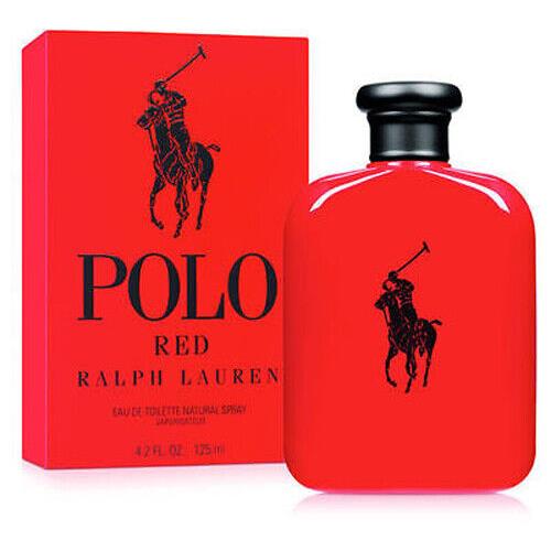 Polo Red by Ralph Lauren For Men Eau de Toilette Spray 4.2 oz