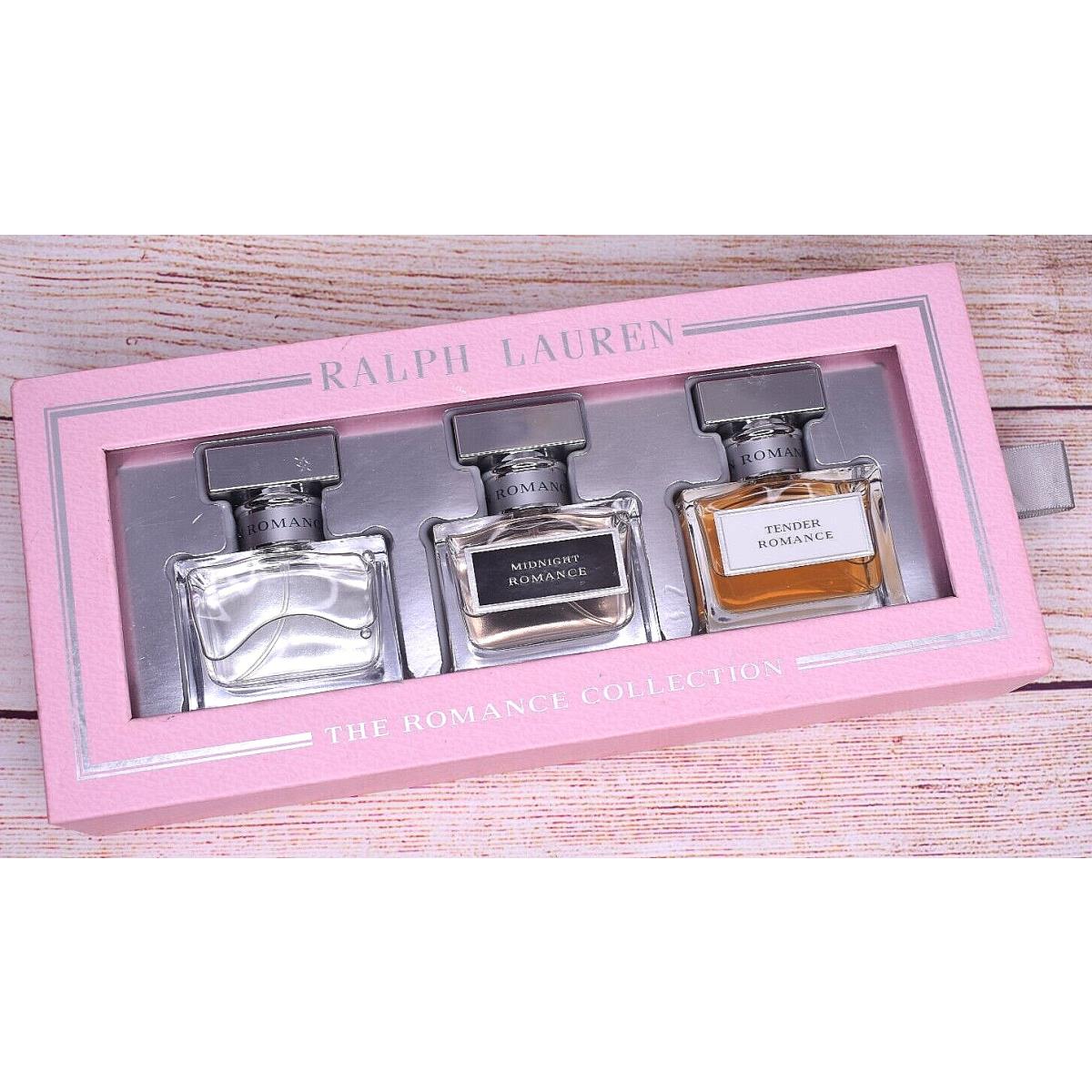 Ralph Lauren The Romance Collection Eau De Parfum Set of 3 1 oz Each