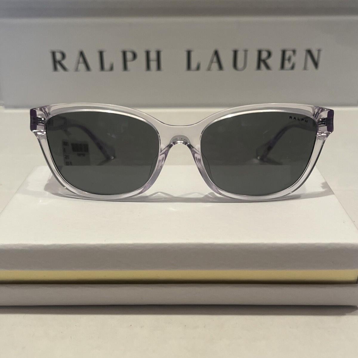 Ralph Lauren RA5307U Sunglasses Shiny Transparent Crystal / Light Gray