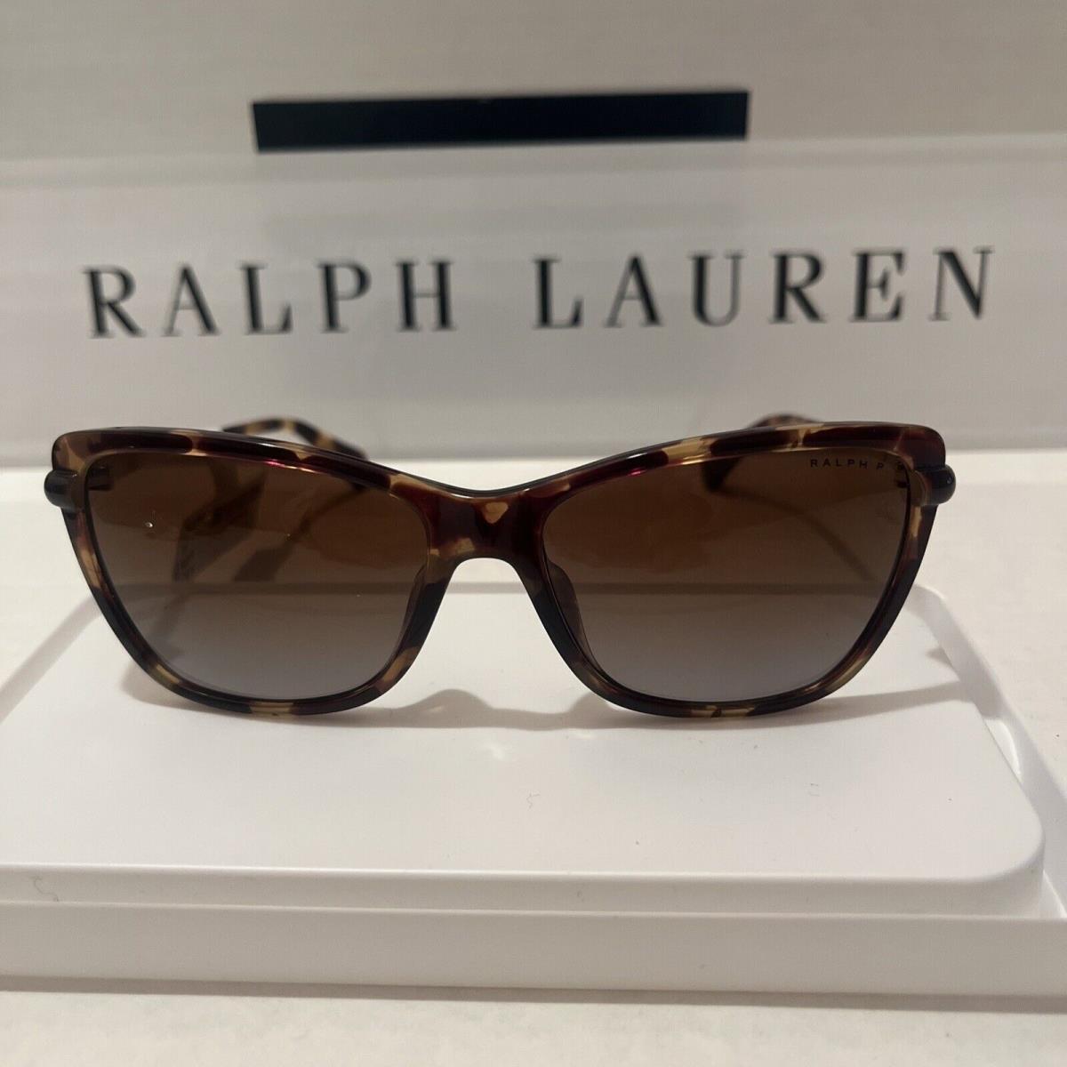 Ralph Lauren RA5308U Sunglasses Shiny Havana Brown/gold / Gradient Brown